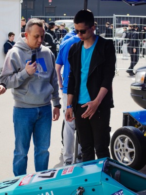 Болід Одеської політехніки привертає увагу гостей Kyiv Car Fest 2025